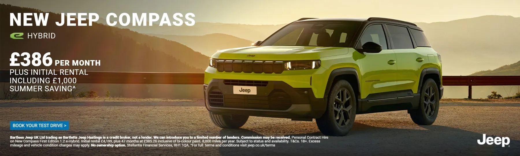 jeep Compass E Hybrid New Leasing Offer