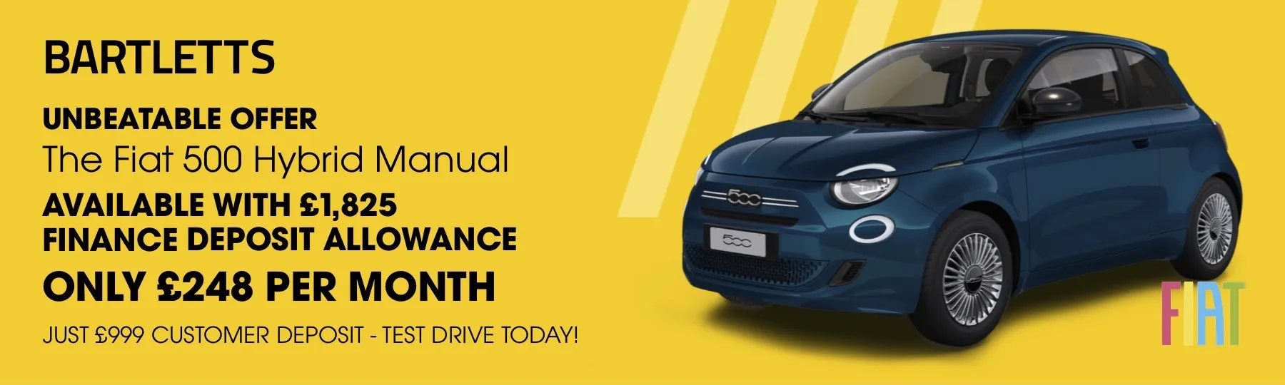 FIAT 500 Hybrid New Car Offer